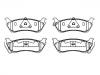 Bremsbelagsatz, Scheibenbremse Brake Pad Set:163 420 04 20